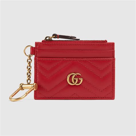 gucci wallet with keychain|gucci gg marmont key chain.